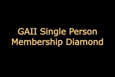 GAII Single Person Membership DIAMOND